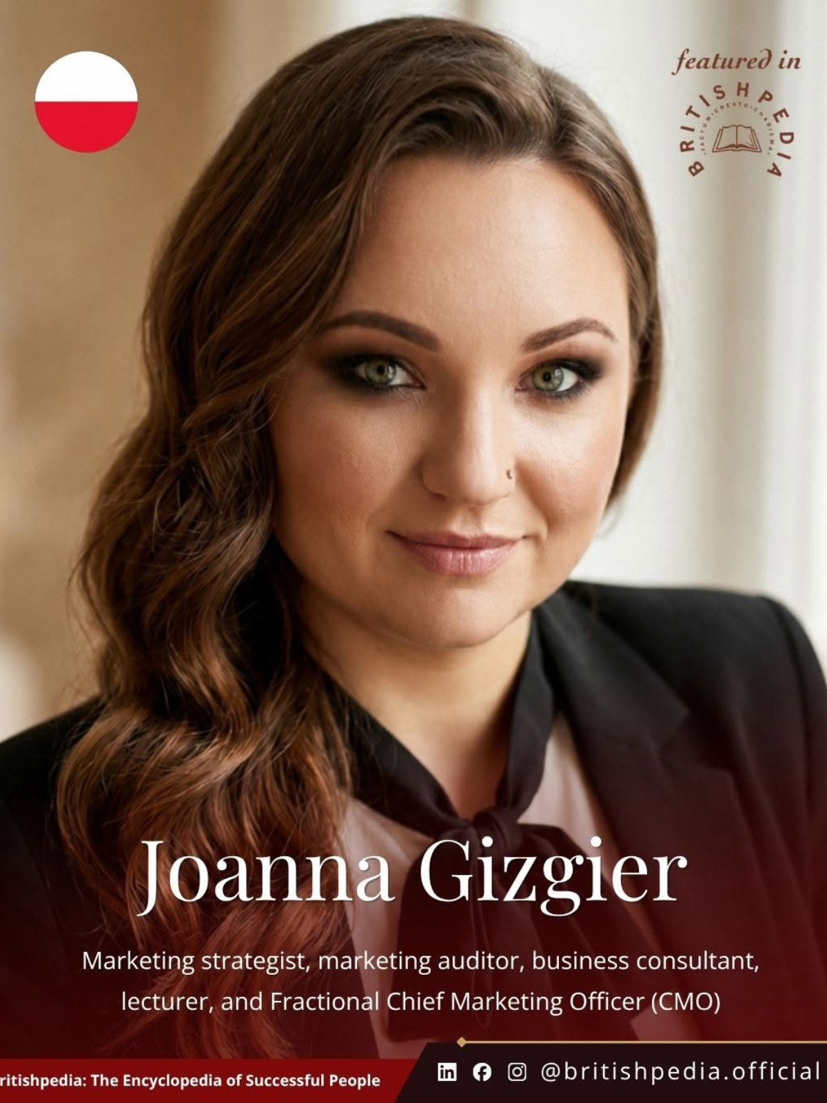 Joanna Gizgier — Britishpedia Successful People